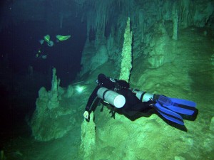 Дайвер в сайдмаунт (sidemount) Пример конфигурации сайдмаунт