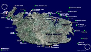 Malta map